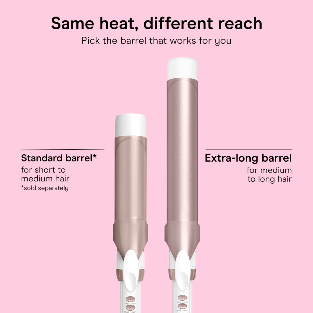 Conair Curling Iron, Double Ceramic, 1/2-in. Barrel, White/Rose Gold - Jansha Store