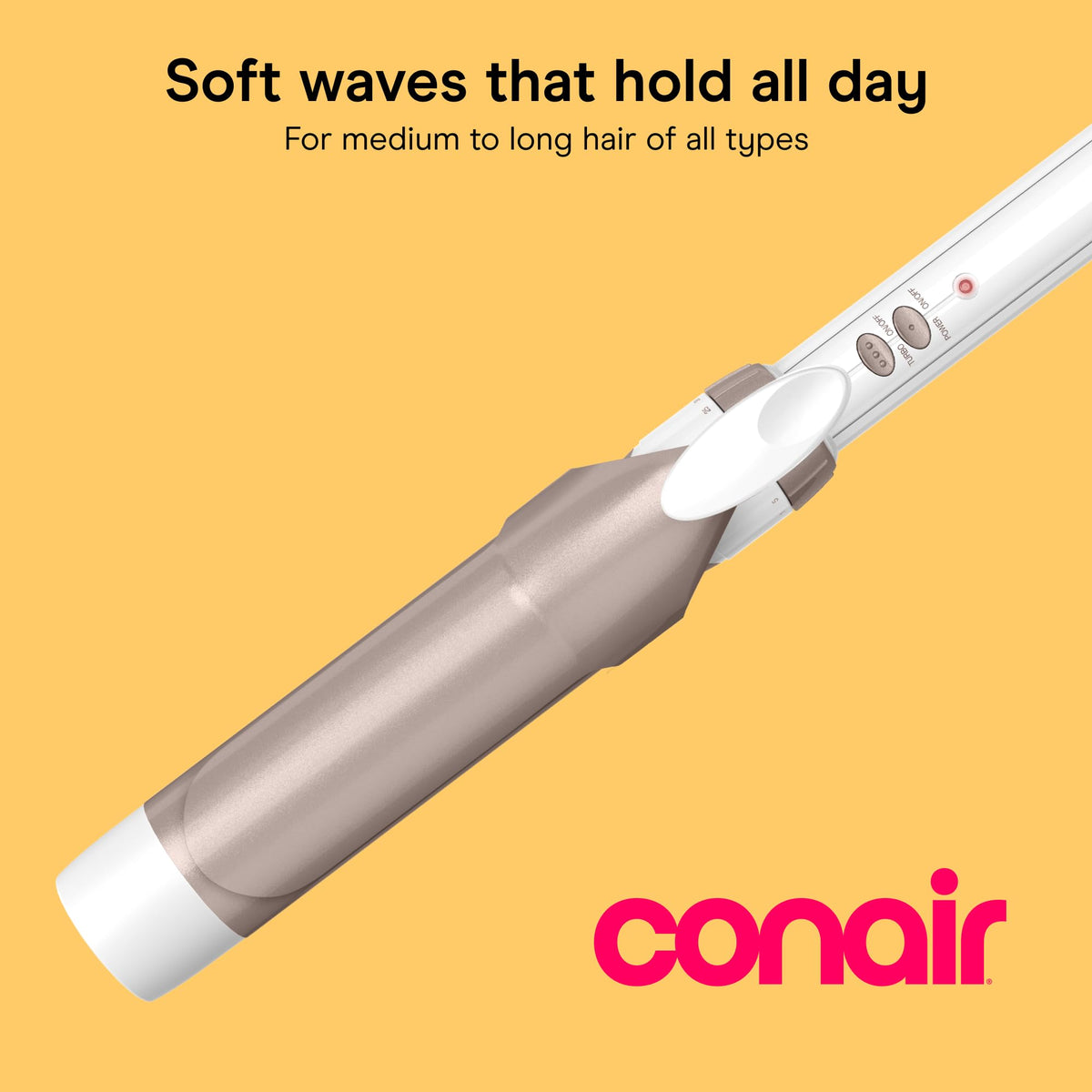 Conair Curling Iron, Double Ceramic, 1/2-in. Barrel, White/Rose Gold - Jansha Store