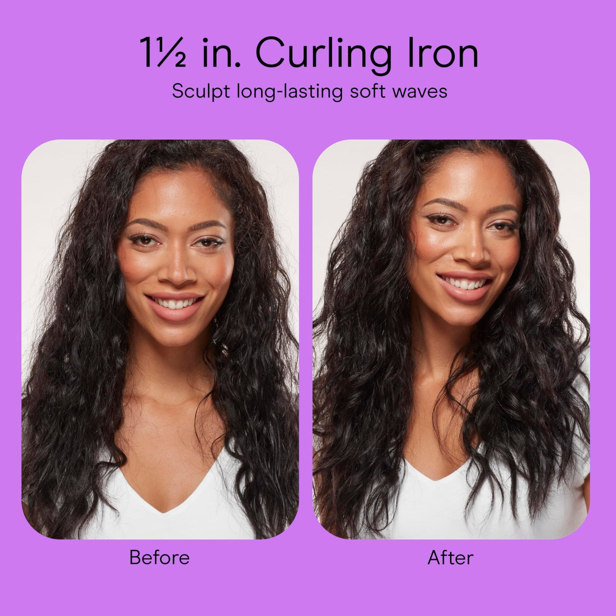 Conair Curling Iron, Double Ceramic, 1/2-in. Barrel, White/Rose Gold - Jansha Store