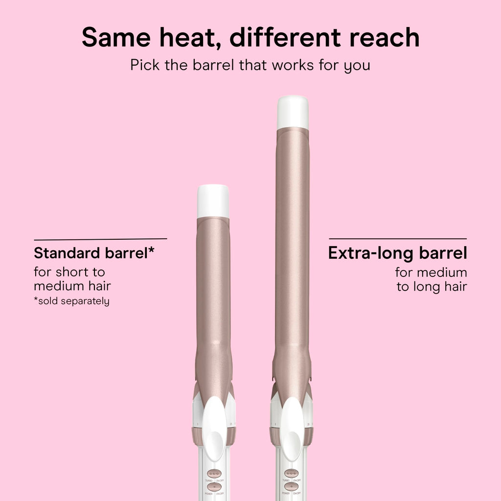 Conair Curling Iron, Double Ceramic, 1/2-in. Barrel, White/Rose Gold - Jansha Store