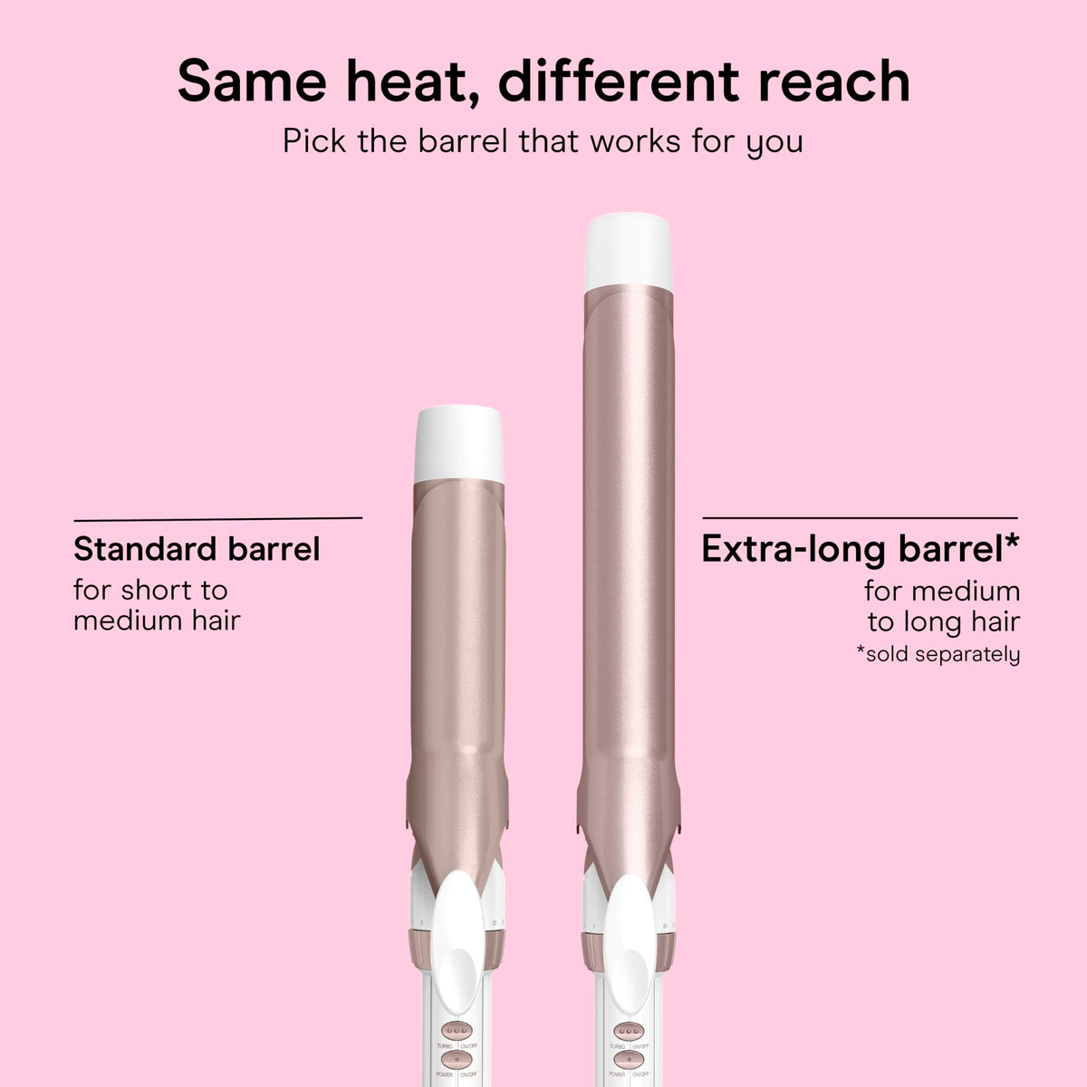 Conair Curling Iron, Double Ceramic, 1/2-in. Barrel, White/Rose Gold - Jansha Store