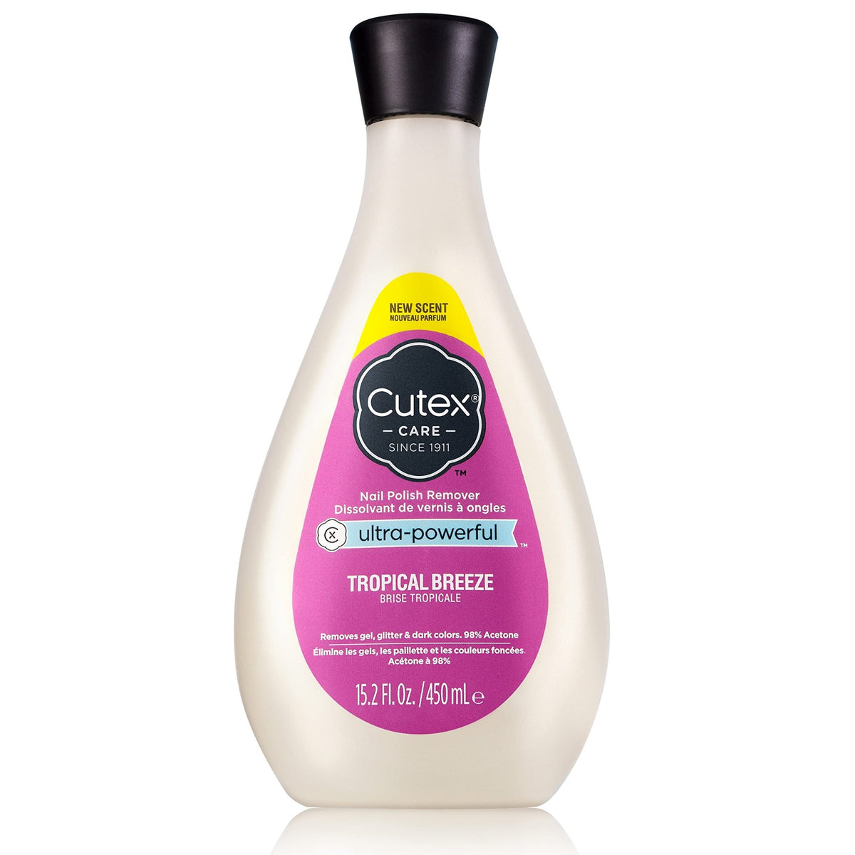 Cutex Nail Polish Remover, Strength Shield, Leaves Nails Looking Healthy, Contains Vitamins E, B5 & Hydrolyzed Silk, 6.76 Fl Oz - Jansha Store