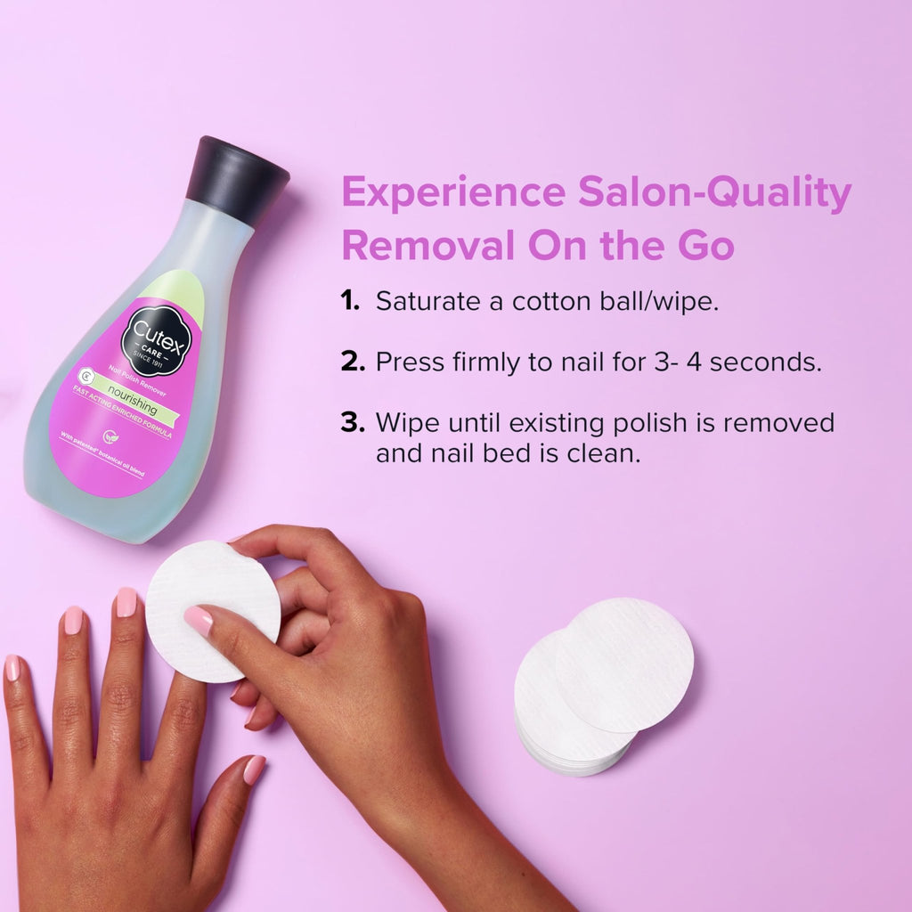 Cutex Nail Polish Remover, Strength Shield, Leaves Nails Looking Healthy, Contains Vitamins E, B5 & Hydrolyzed Silk, 6.76 Fl Oz - Jansha Store