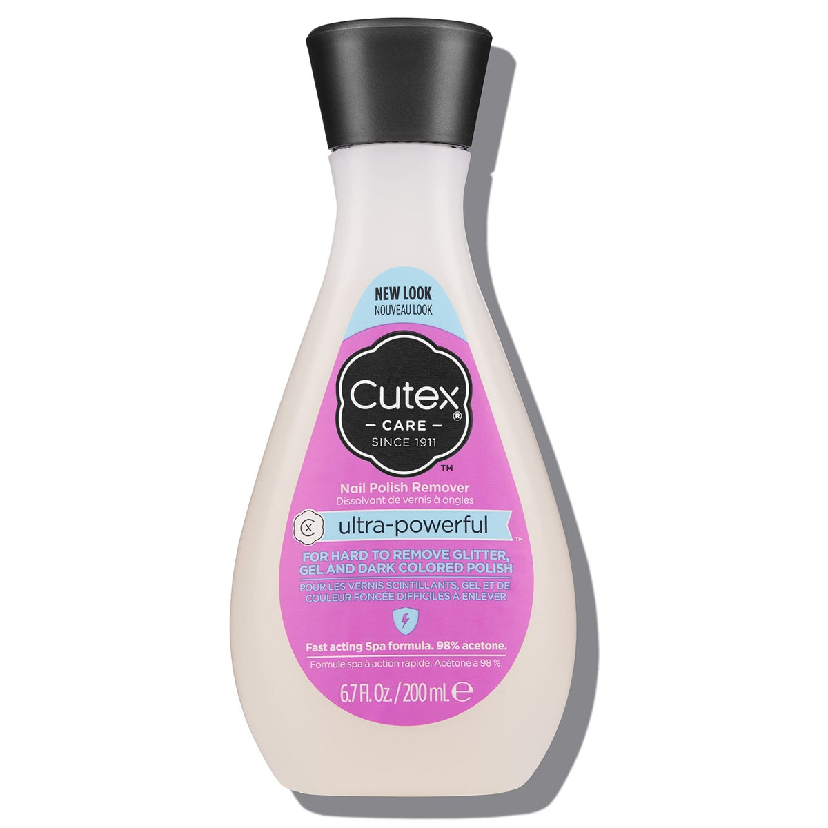 Cutex Nail Polish Remover, Strength Shield, Leaves Nails Looking Healthy, Contains Vitamins E, B5 & Hydrolyzed Silk, 6.76 Fl Oz - Jansha Store