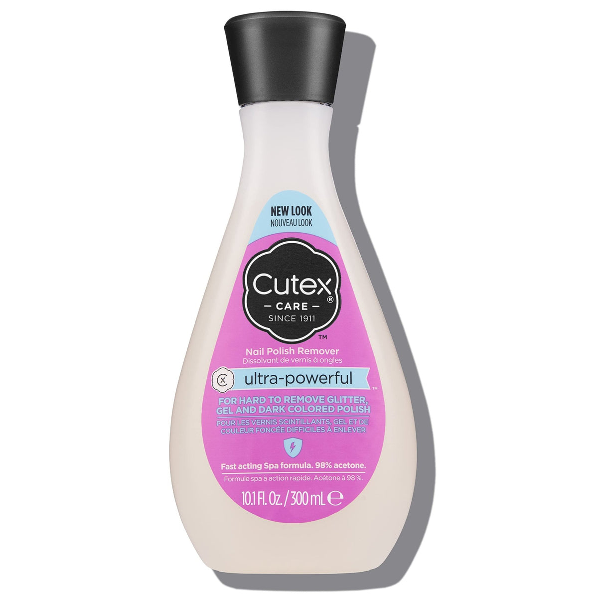 Cutex Nail Polish Remover, Strength Shield, Leaves Nails Looking Healthy, Contains Vitamins E, B5 & Hydrolyzed Silk, 6.76 Fl Oz - Jansha Store