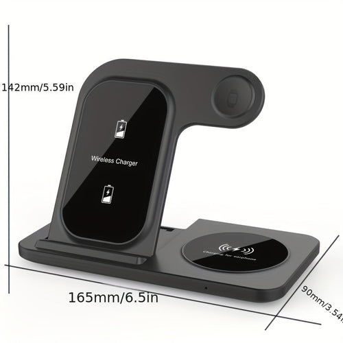 3-in-1 Fast Wireless Charger for iPhone & Apple Devices-1