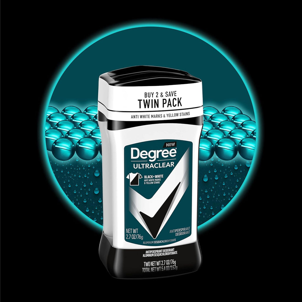 Degree Men UltraClear Antiperspirant Deodorant, 2 Count, 2.7 oz - Jansha Store