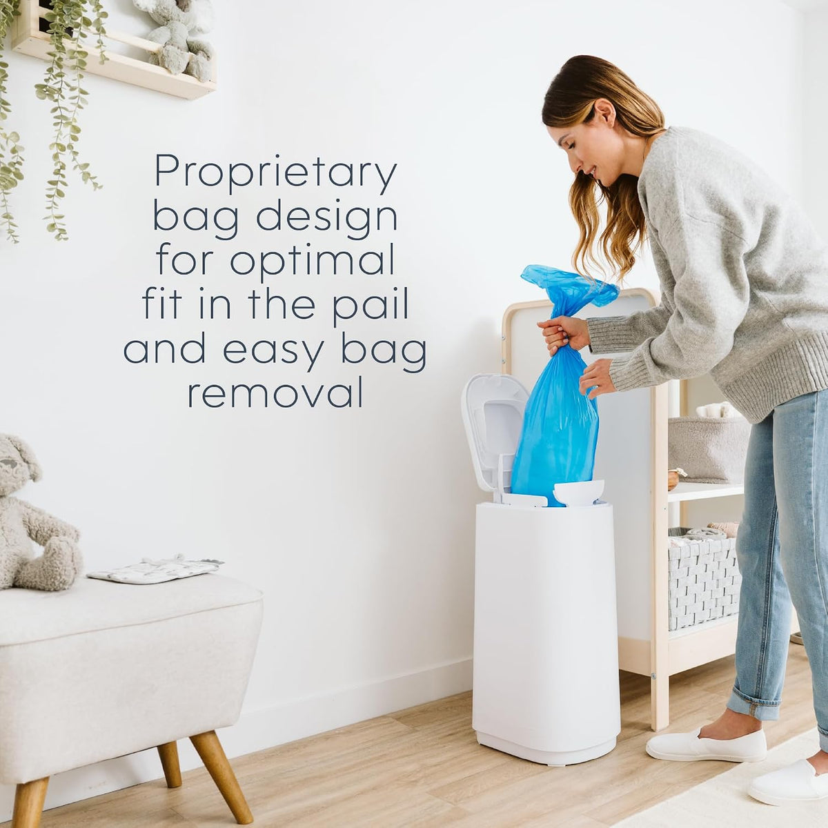 Diaper Genie Easy Roll Refill | 18 Bags Per Refill | Holds Up to 846 Newborn Diapers | Odor Control | Diaper Pail Refill Bags | Fits Diaper Genie Signature & Platinum Pails, Packaging may vary - Jansha Store