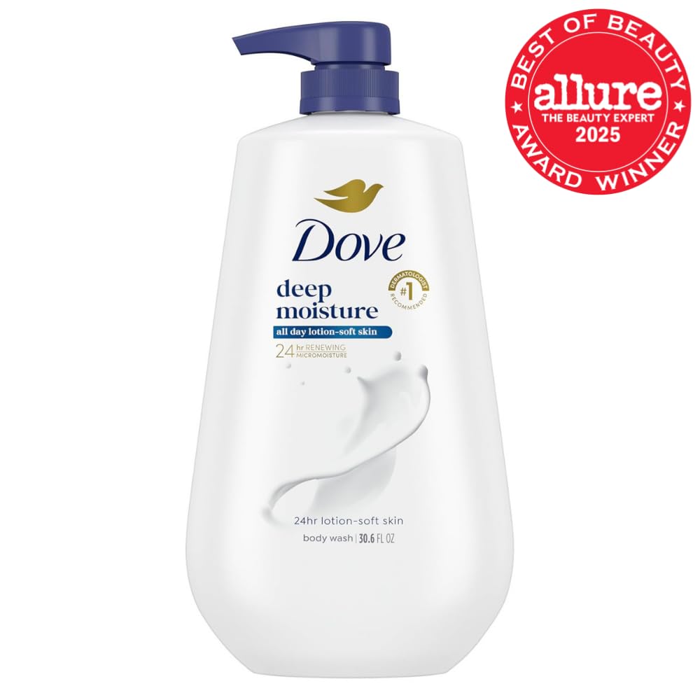Dove Deep Moisture Body Wash, 30.6 oz Pump, Sulfate Free - Jansha Store