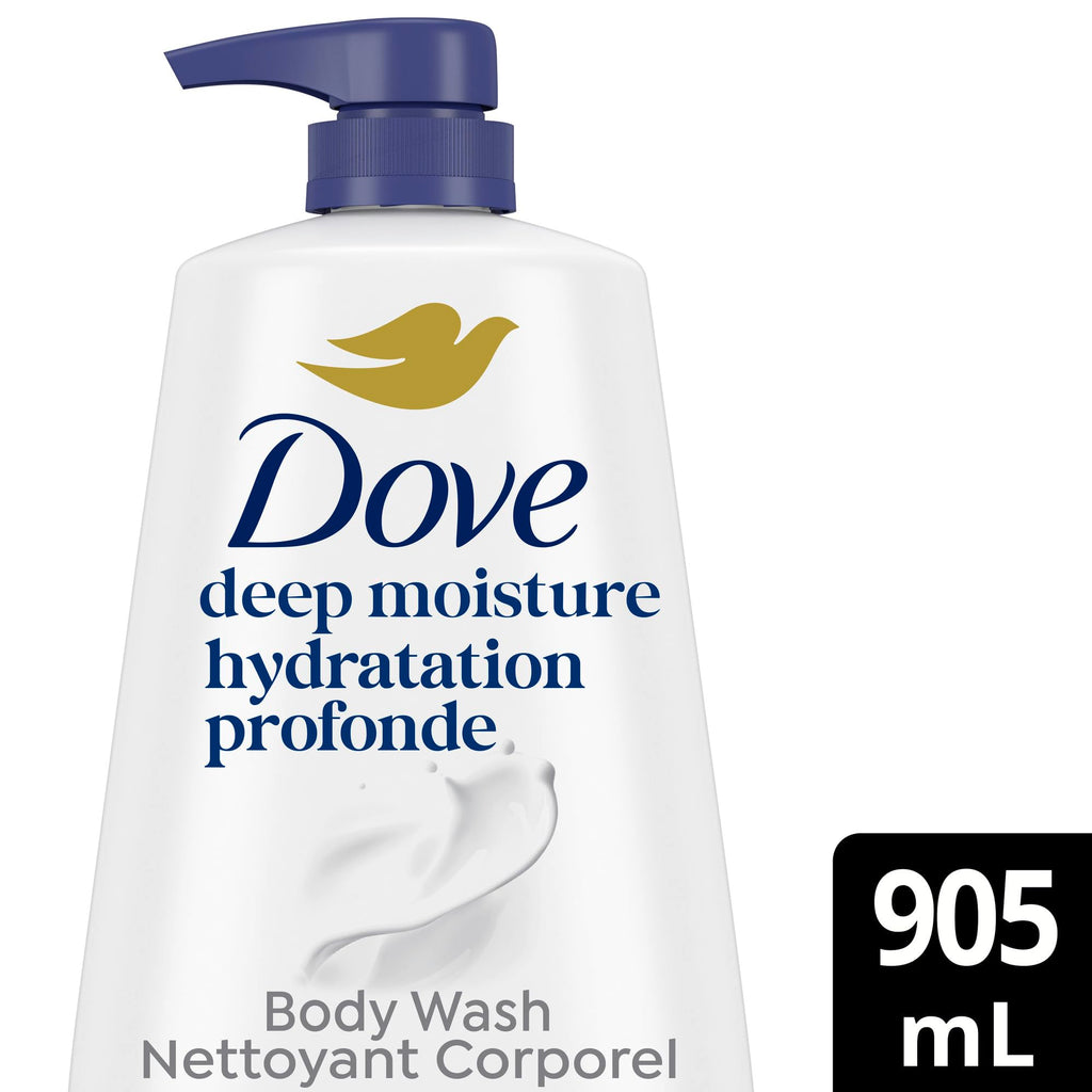 Dove Deep Moisture Body Wash, 30.6 oz Pump, Sulfate Free - Jansha Store