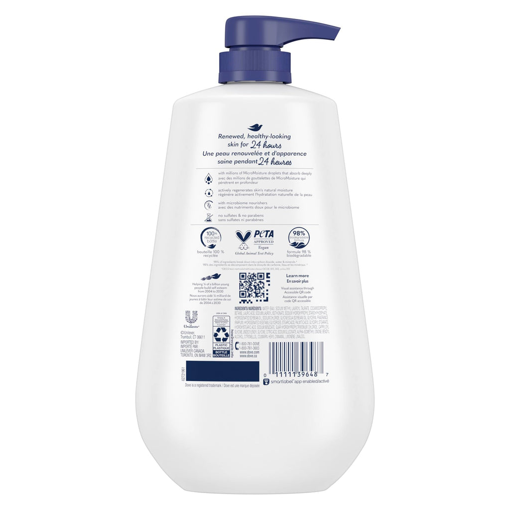 Dove Deep Moisture Body Wash, 30.6 oz Pump, Sulfate Free - Jansha Store
