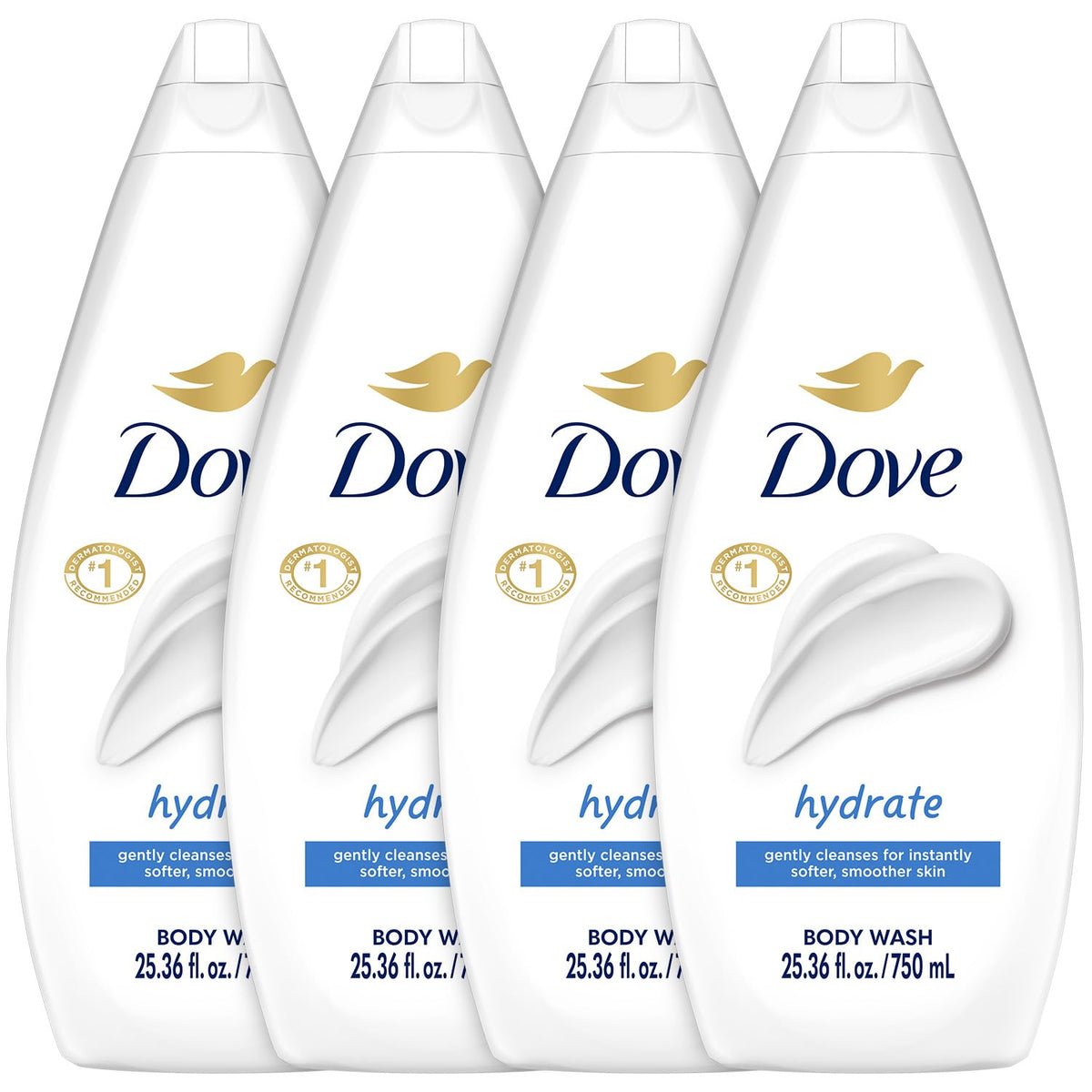 Dove Sensitive Skin Body Wash, 24hr Lotion-Soft Skin, 30.6 oz - Jansha Store