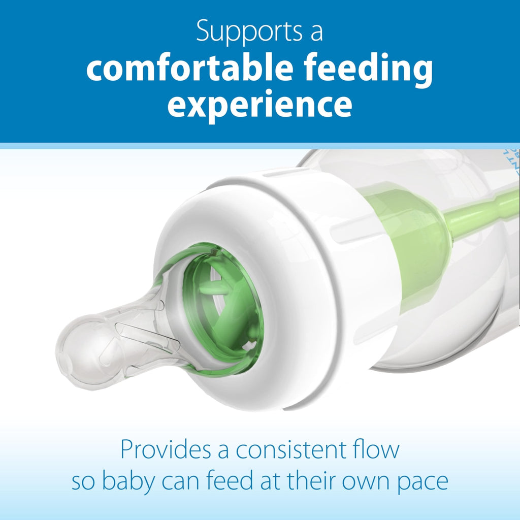 Dr. Brown's Anti-Colic Options+ Narrow Baby Bottle, Clear, 4 oz, 4-Pack - Jansha Store