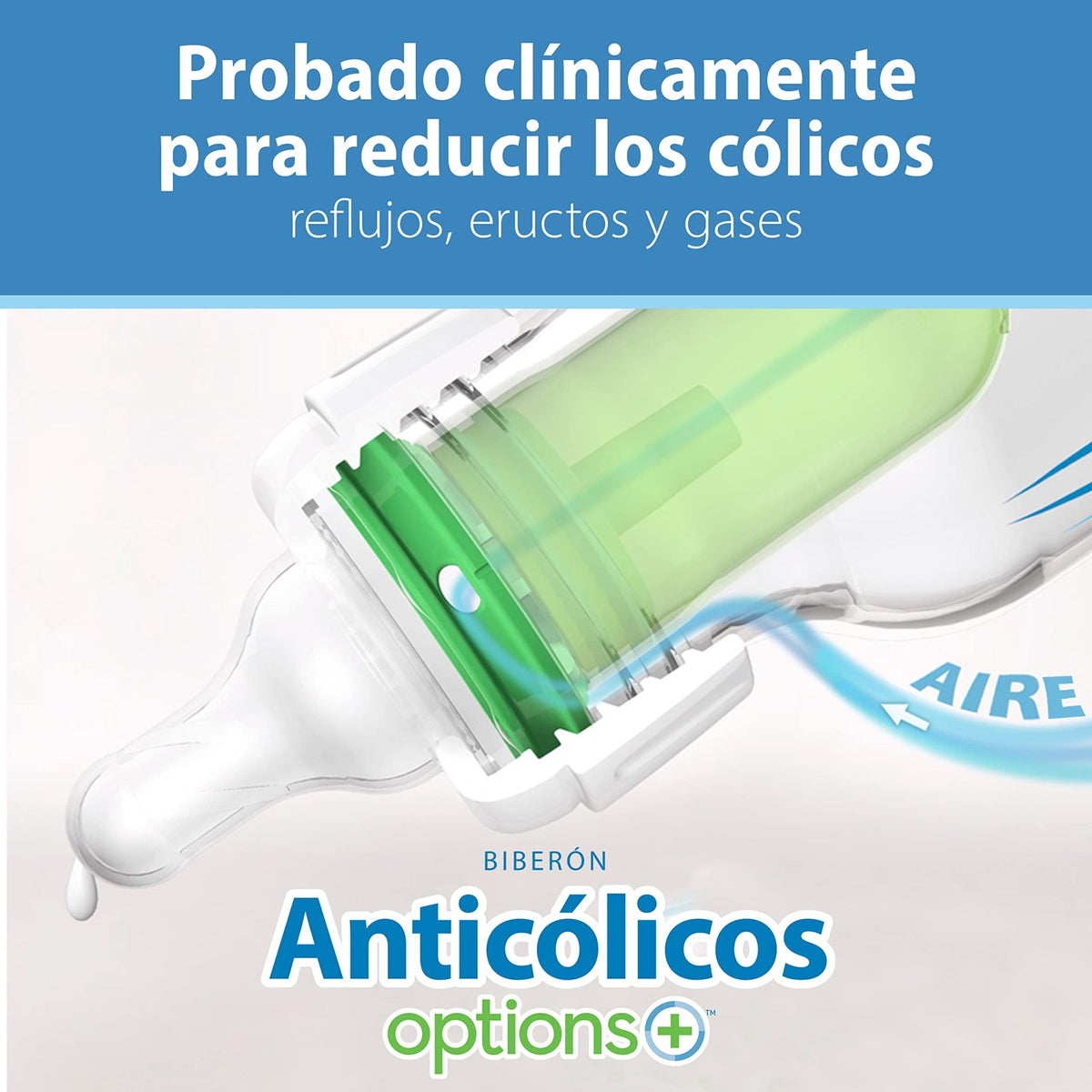 Dr. Brown's Anti-Colic Options+ Narrow Baby Bottle, Clear, 4 oz, 4-Pack - Jansha Store