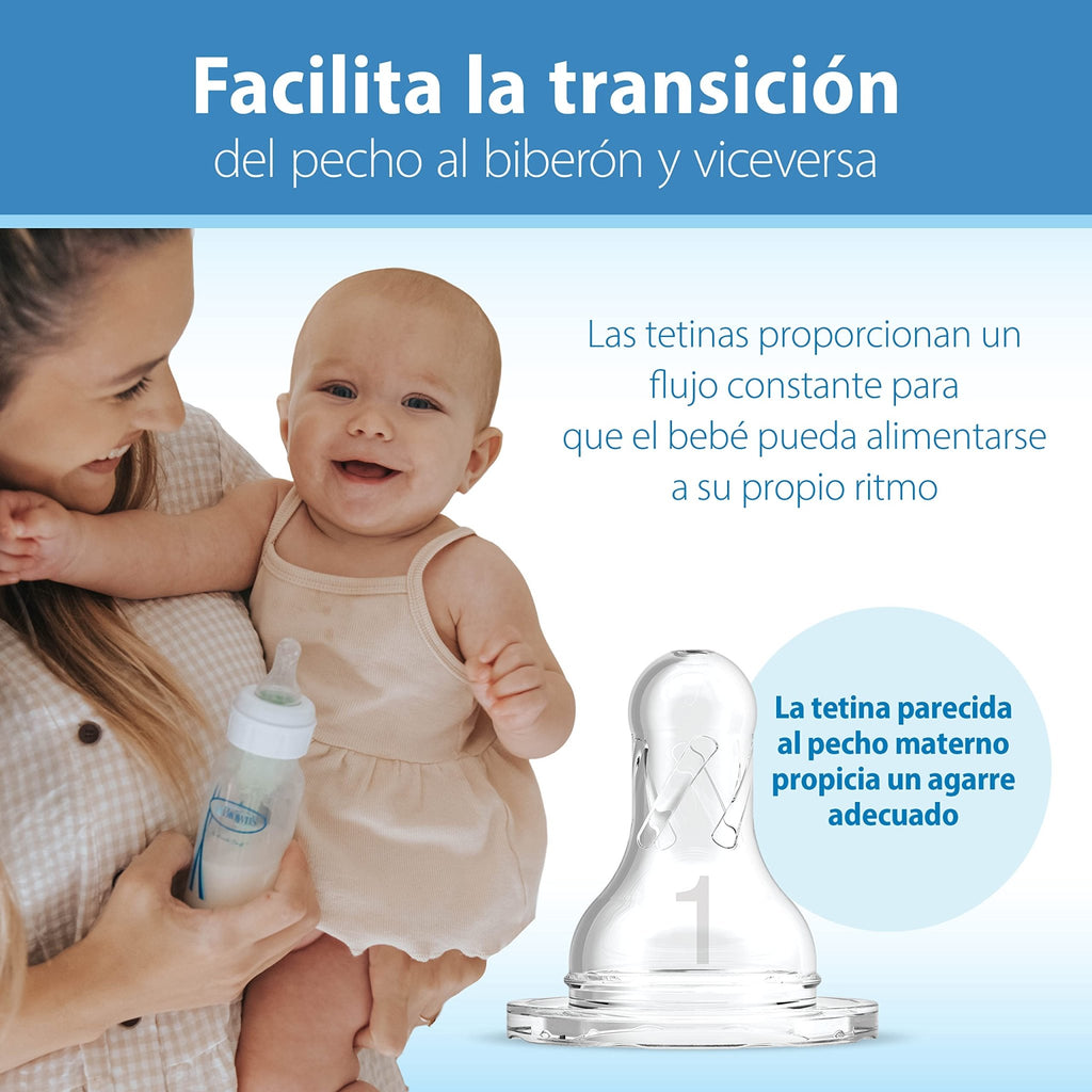 Dr. Brown's Anti-Colic Options+ Narrow Baby Bottle, Clear, 4 oz, 4-Pack - Jansha Store