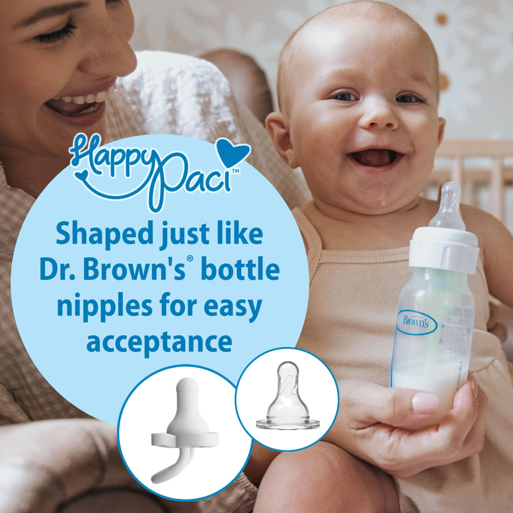 Dr. Brown's Anti-Colic Options+ Narrow Glass Baby Bottle, 8 oz/250 mL, with Level 1 Slow Flow Nipple, BPA-Free, 0m+, 1 Pack - Jansha Store