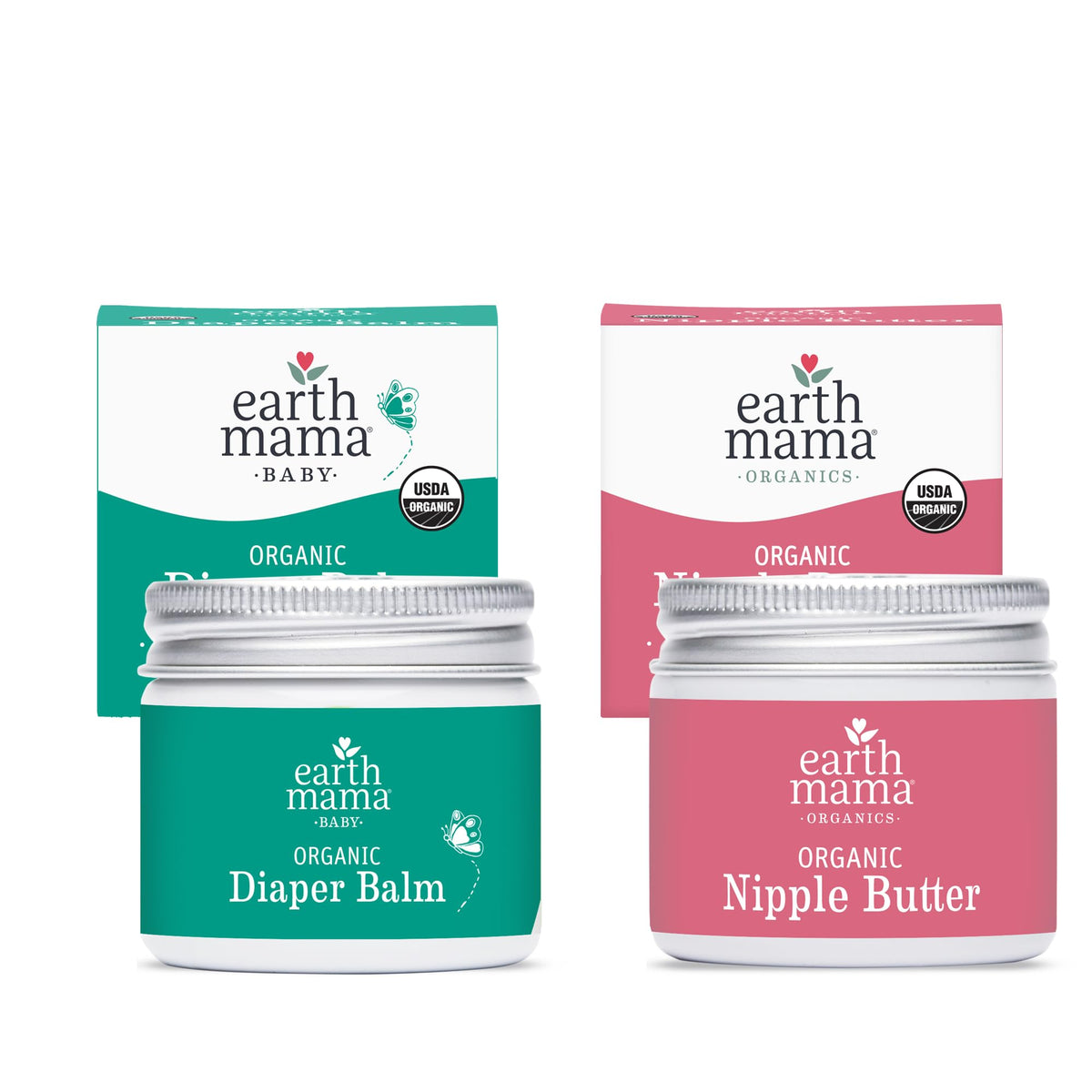 Earth Mama Organic Nipple Butter, Lanolin-Free Breastfeeding Cream, 2 fl oz - Jansha Store