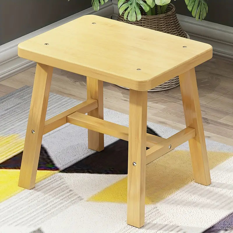 Handmade Bamboo Stool - DIY Home Small Stool with Traditional Style-3