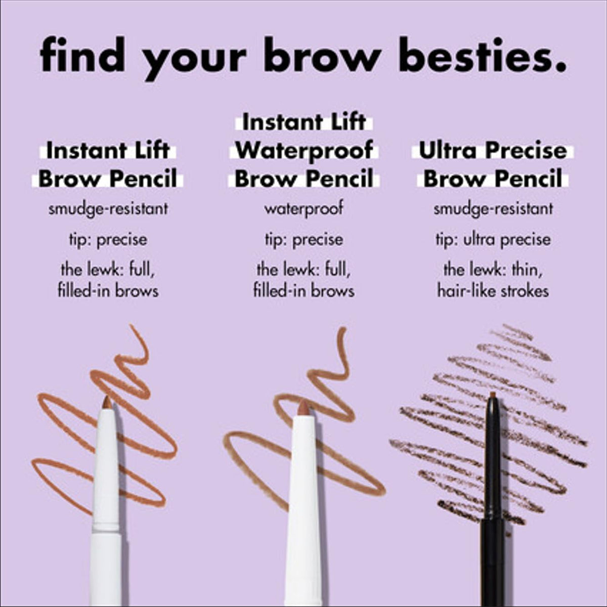 e.l.f. Instant Lift Brow Pencil, Dual-Sided, Taupe - Jansha Store