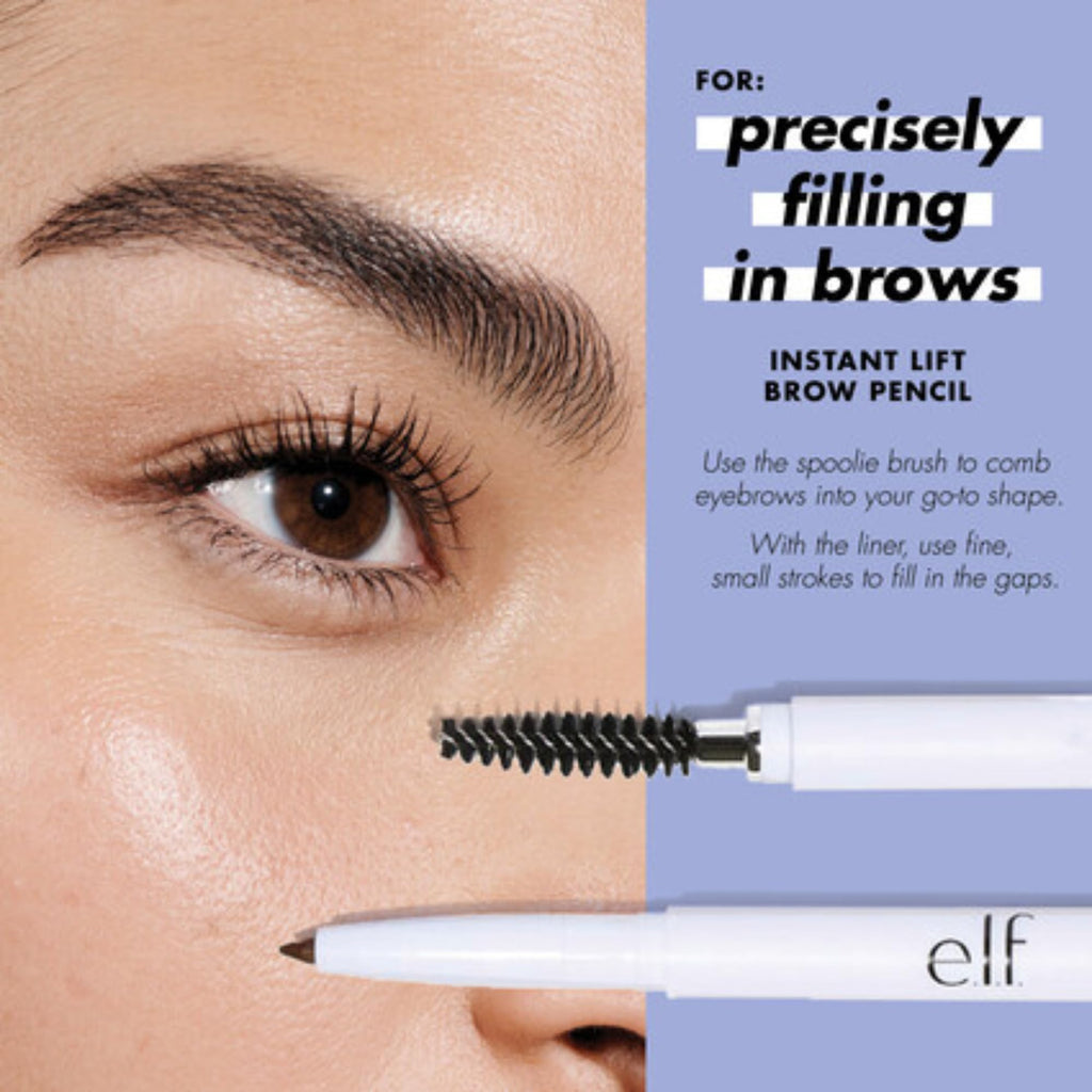 e.l.f. Instant Lift Brow Pencil, Dual-Sided, Taupe - Jansha Store