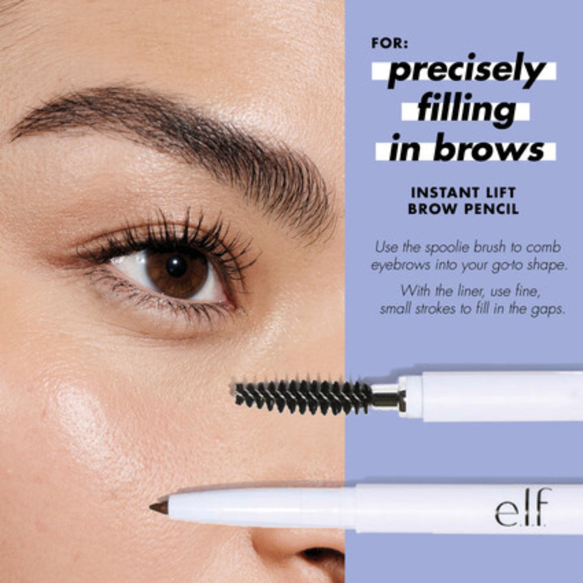 e.l.f. Instant Lift Brow Pencil, Dual-Sided, Taupe - Jansha Store
