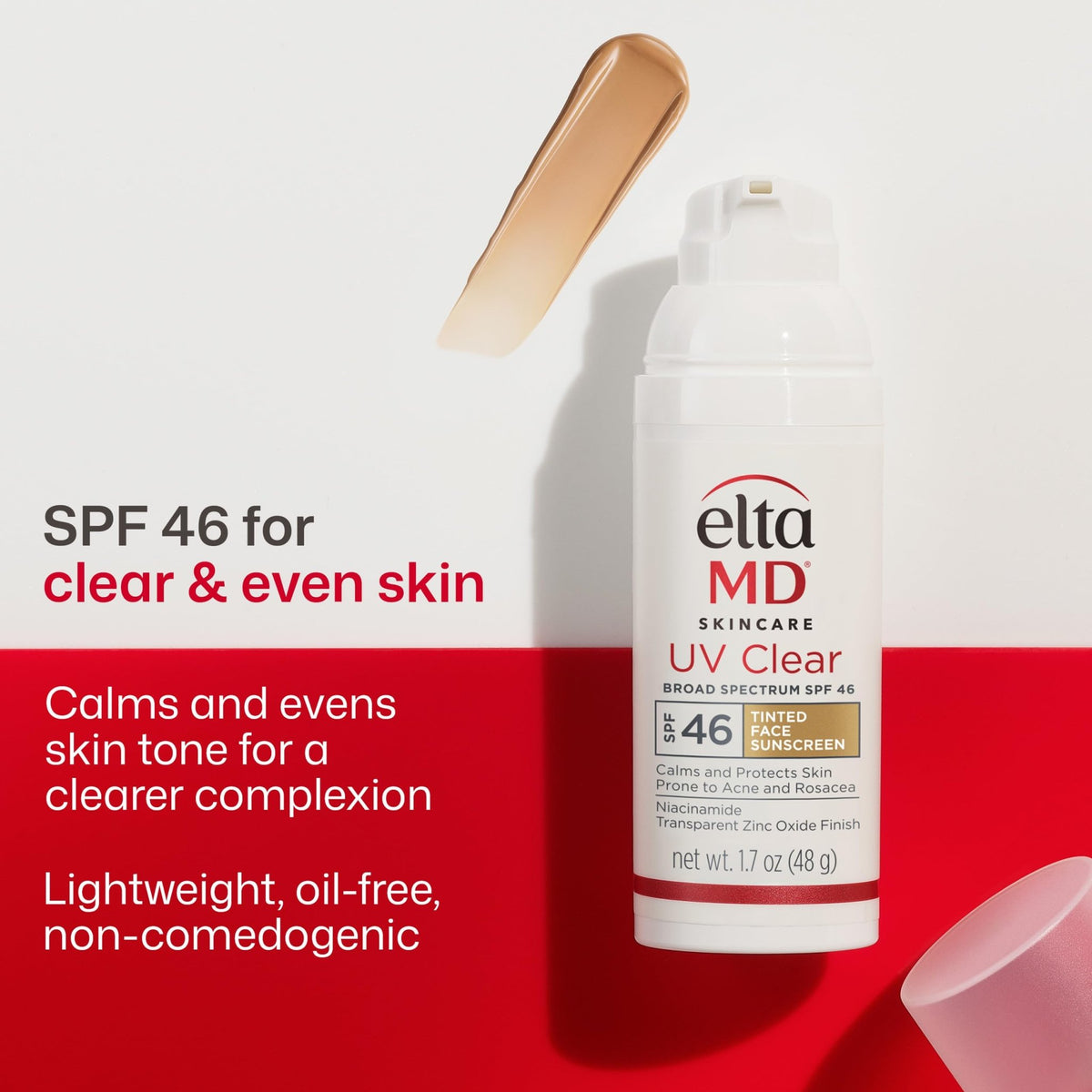 EltaMD UV Clear Face Sunscreen with Zinc Oxide, Oil-Free, SPF 46 and SPF 50 - Jansha Store