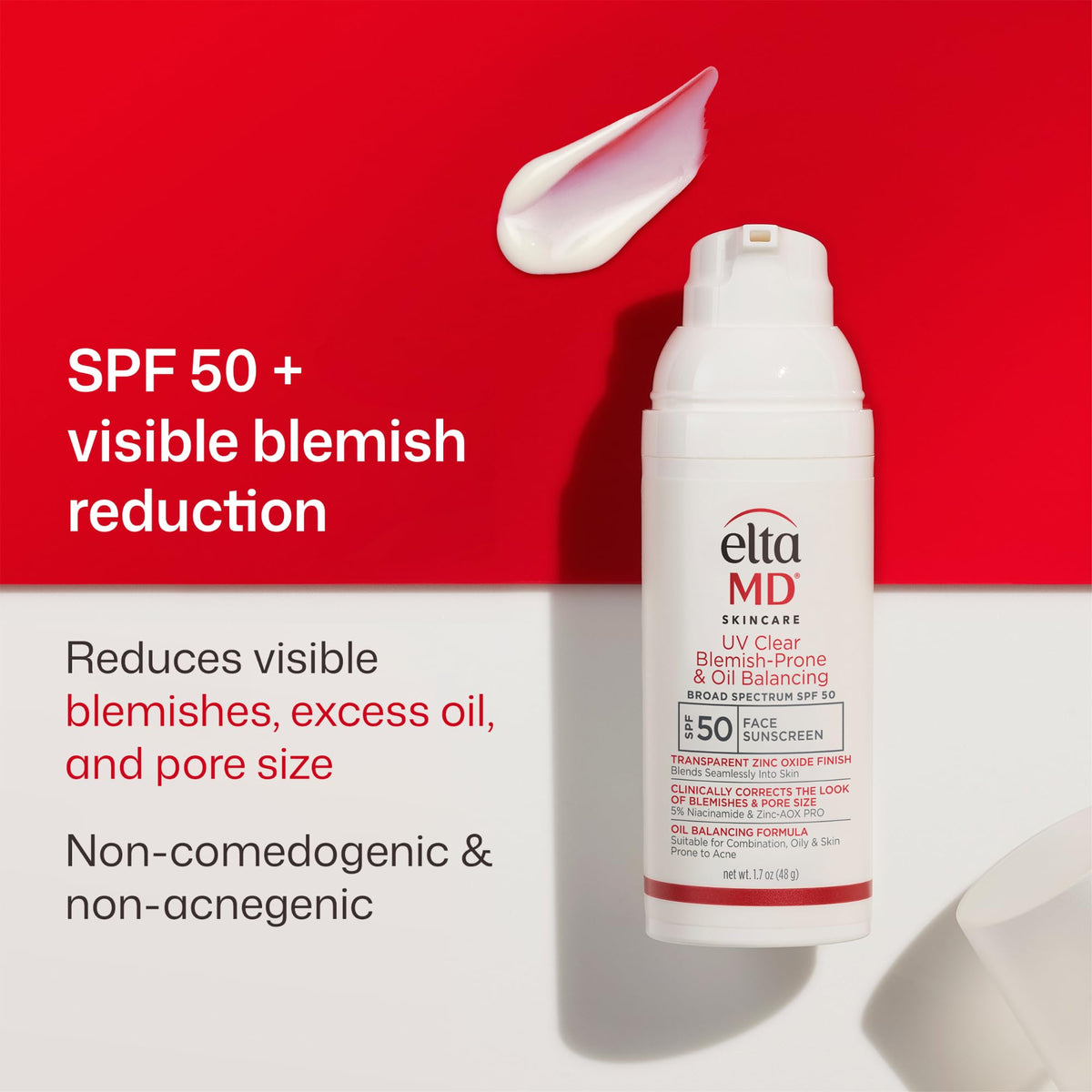 EltaMD UV Clear Face Sunscreen with Zinc Oxide, Oil-Free, SPF 46 and SPF 50 - Jansha Store