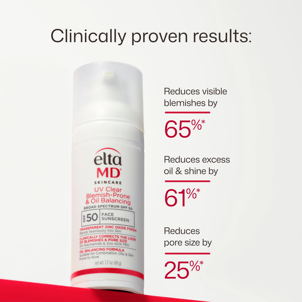 EltaMD UV Clear Face Sunscreen with Zinc Oxide, Oil-Free, SPF 46 and SPF 50 - Jansha Store