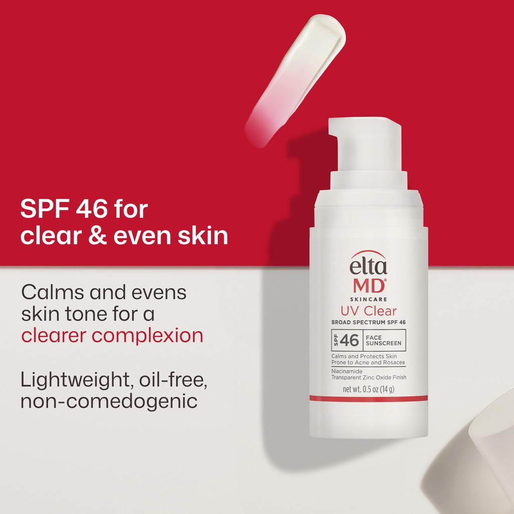EltaMD UV Clear Face Sunscreen with Zinc Oxide, Oil-Free, SPF 46 and SPF 50 - Jansha Store
