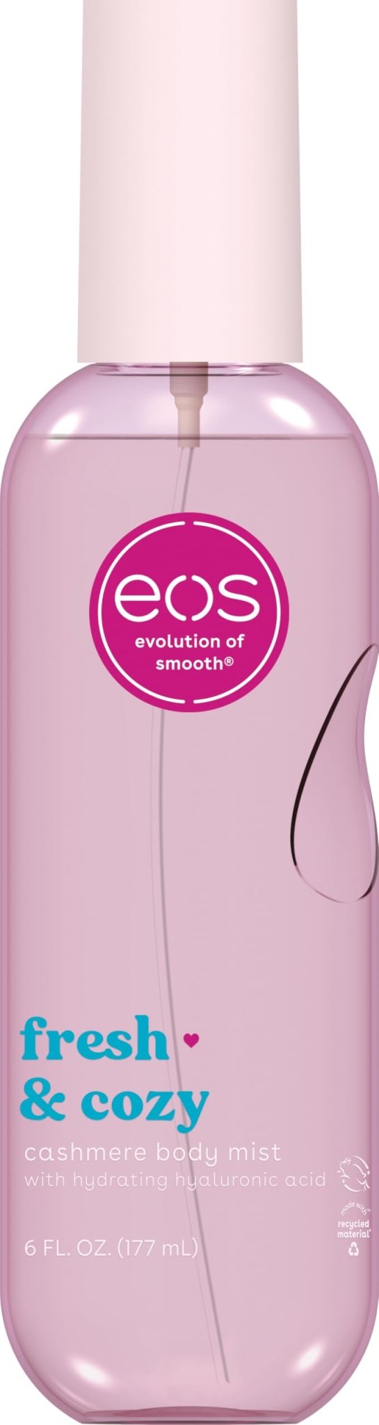 eos Cashmere Body Mist, Toasted Marshmallow, Toasted Vanilla, Sweet Marshmallow, Hair Mist, Body Spray for Women Moisturizing, Hyaluronic Acid, Vanilla Body Spray, Vegan, Cruelty-free, 6 fl oz - Jansha Store