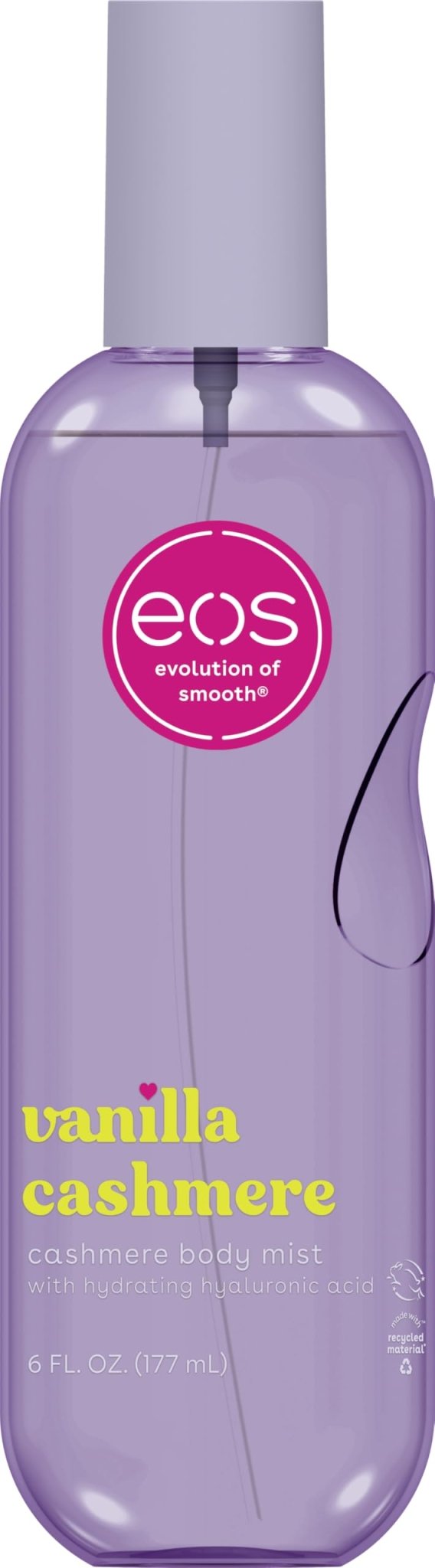 eos Cashmere Body Mist, Toasted Marshmallow, Toasted Vanilla, Sweet Marshmallow, Hair Mist, Body Spray for Women Moisturizing, Hyaluronic Acid, Vanilla Body Spray, Vegan, Cruelty-free, 6 fl oz - Jansha Store