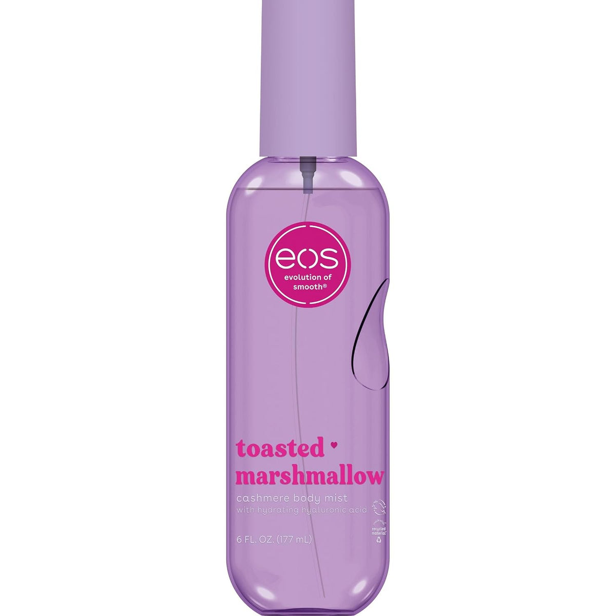 eos Cashmere Body Mist, Toasted Marshmallow, Toasted Vanilla, Sweet Marshmallow, Hair Mist, Body Spray for Women Moisturizing, Hyaluronic Acid, Vanilla Body Spray, Vegan, Cruelty-free, 6 fl oz - Jansha Store