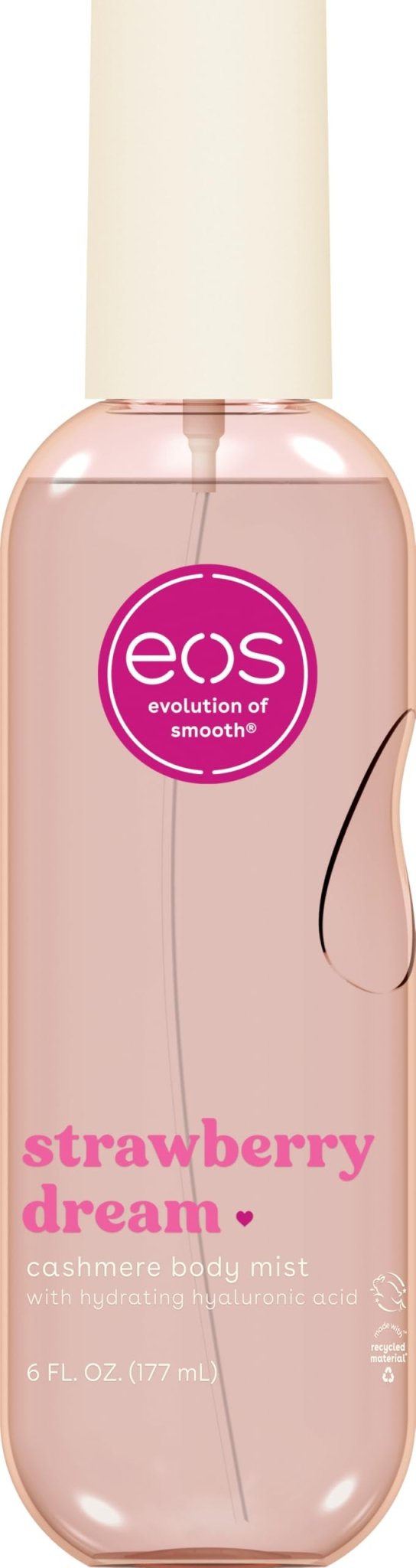 eos Cashmere Body Mist, Toasted Marshmallow, Toasted Vanilla, Sweet Marshmallow, Hair Mist, Body Spray for Women Moisturizing, Hyaluronic Acid, Vanilla Body Spray, Vegan, Cruelty-free, 6 fl oz - Jansha Store