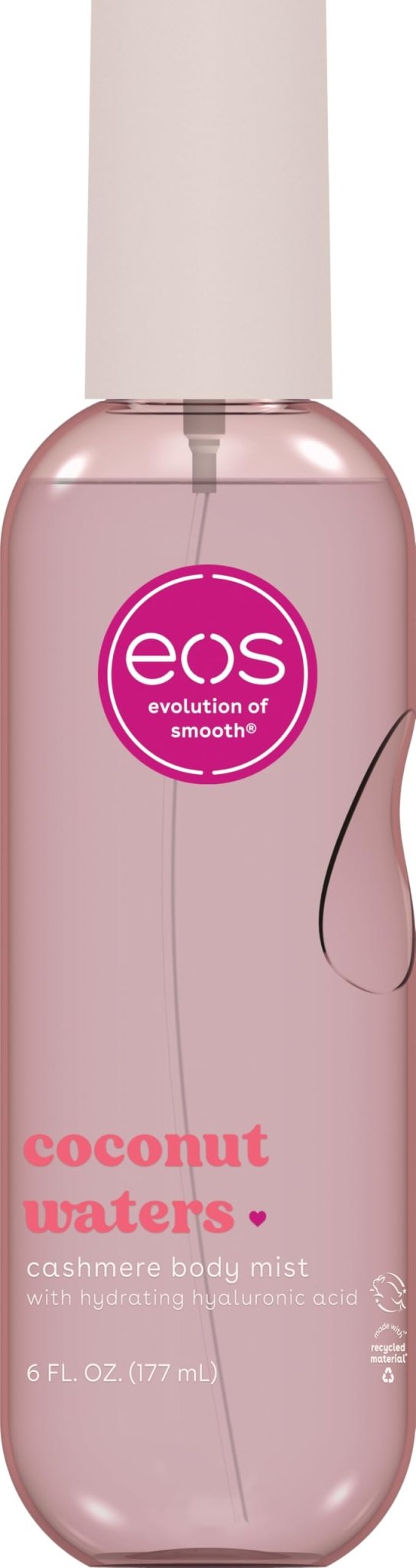 eos Cashmere Body Mist, Toasted Marshmallow, Toasted Vanilla, Sweet Marshmallow, Hair Mist, Body Spray for Women Moisturizing, Hyaluronic Acid, Vanilla Body Spray, Vegan, Cruelty-free, 6 fl oz - Jansha Store