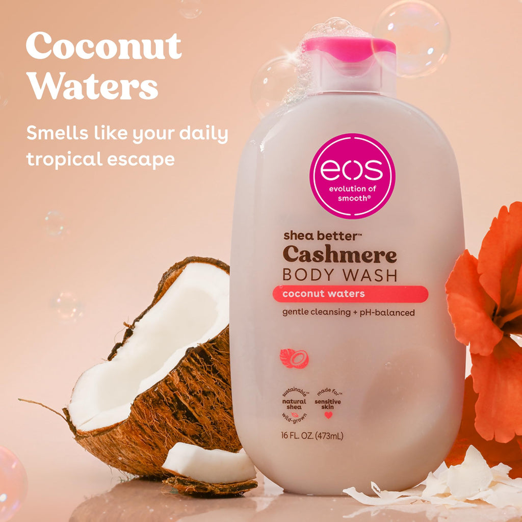 eos Cashmere Body Wash- Vanilla Cashmere, Creamy Gel with Shea Butter, 16 fl oz - Jansha Store