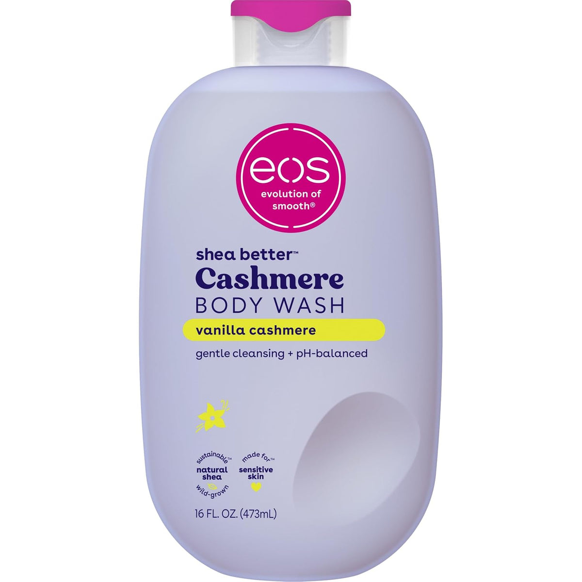 eos Cashmere Body Wash- Vanilla Cashmere, Creamy Gel with Shea Butter, 16 fl oz - Jansha Store