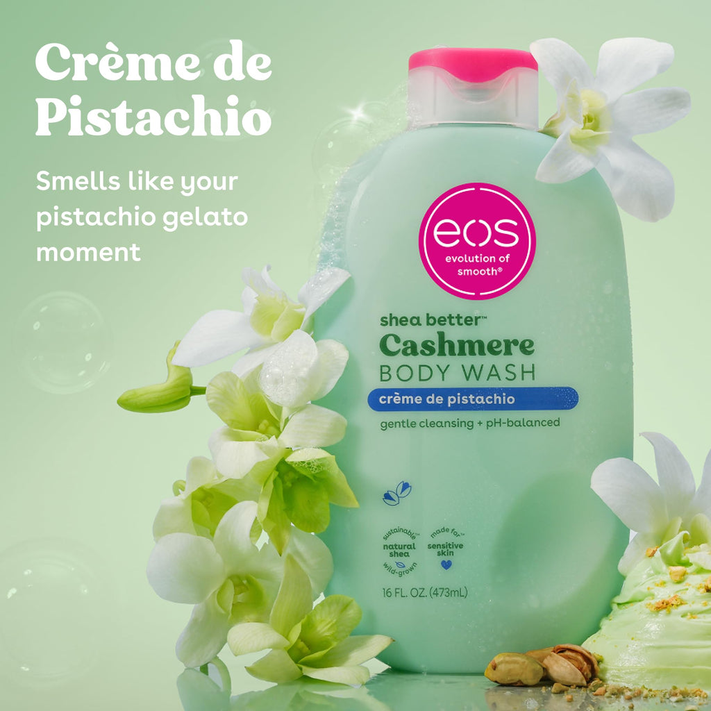 eos Cashmere Body Wash- Vanilla Cashmere, Creamy Gel with Shea Butter, 16 fl oz - Jansha Store