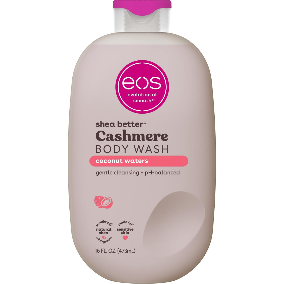 eos Cashmere Body Wash- Vanilla Cashmere, Creamy Gel with Shea Butter, 16 fl oz - Jansha Store