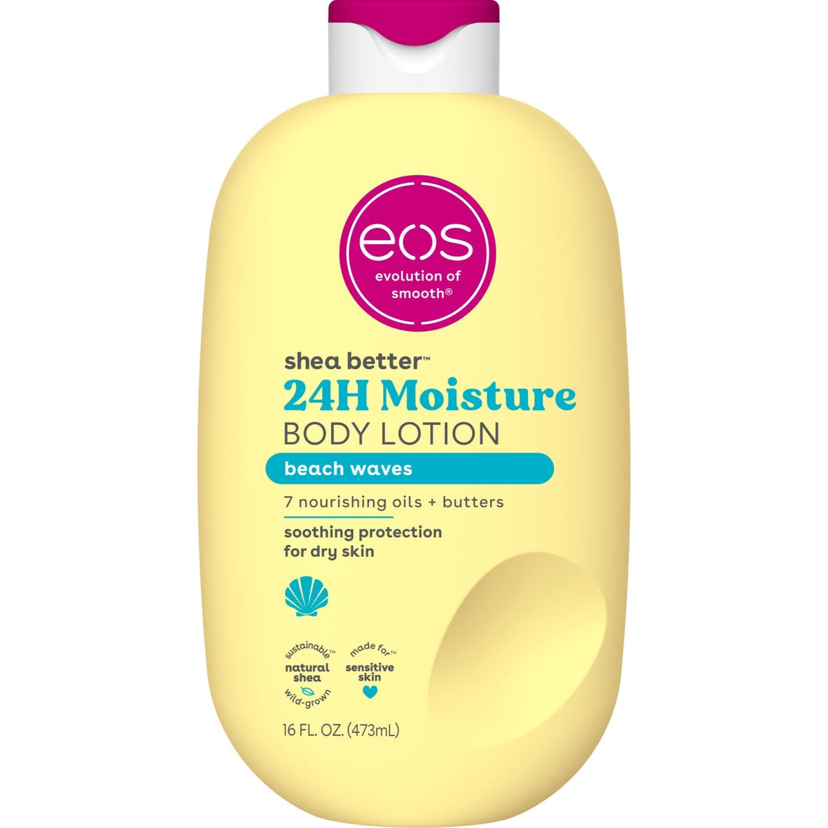 eos Shea Better Body Lotion- Vanilla Cashmere, 24-Hour Moisture, 16 fl oz - Jansha Store