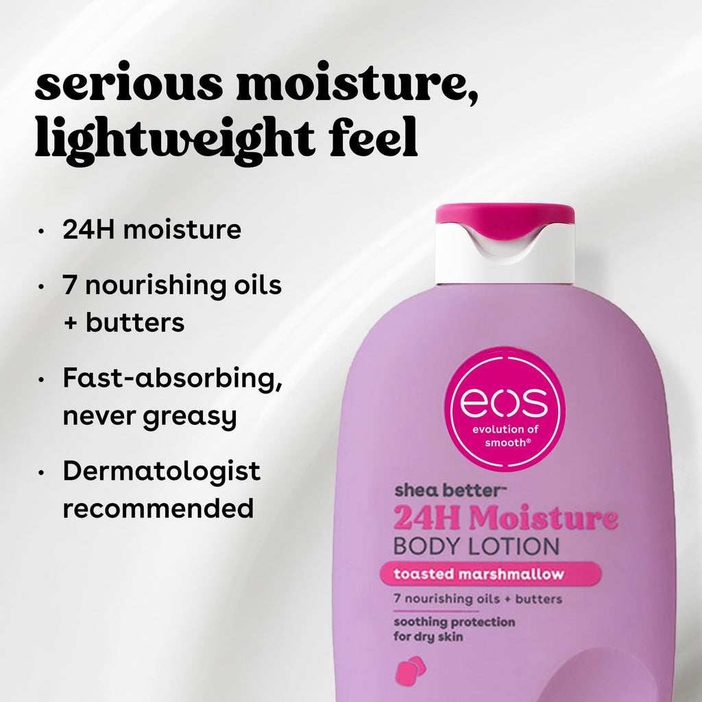 eos Shea Better Body Lotion- Vanilla Cashmere, 24-Hour Moisture, 16 fl oz - Jansha Store