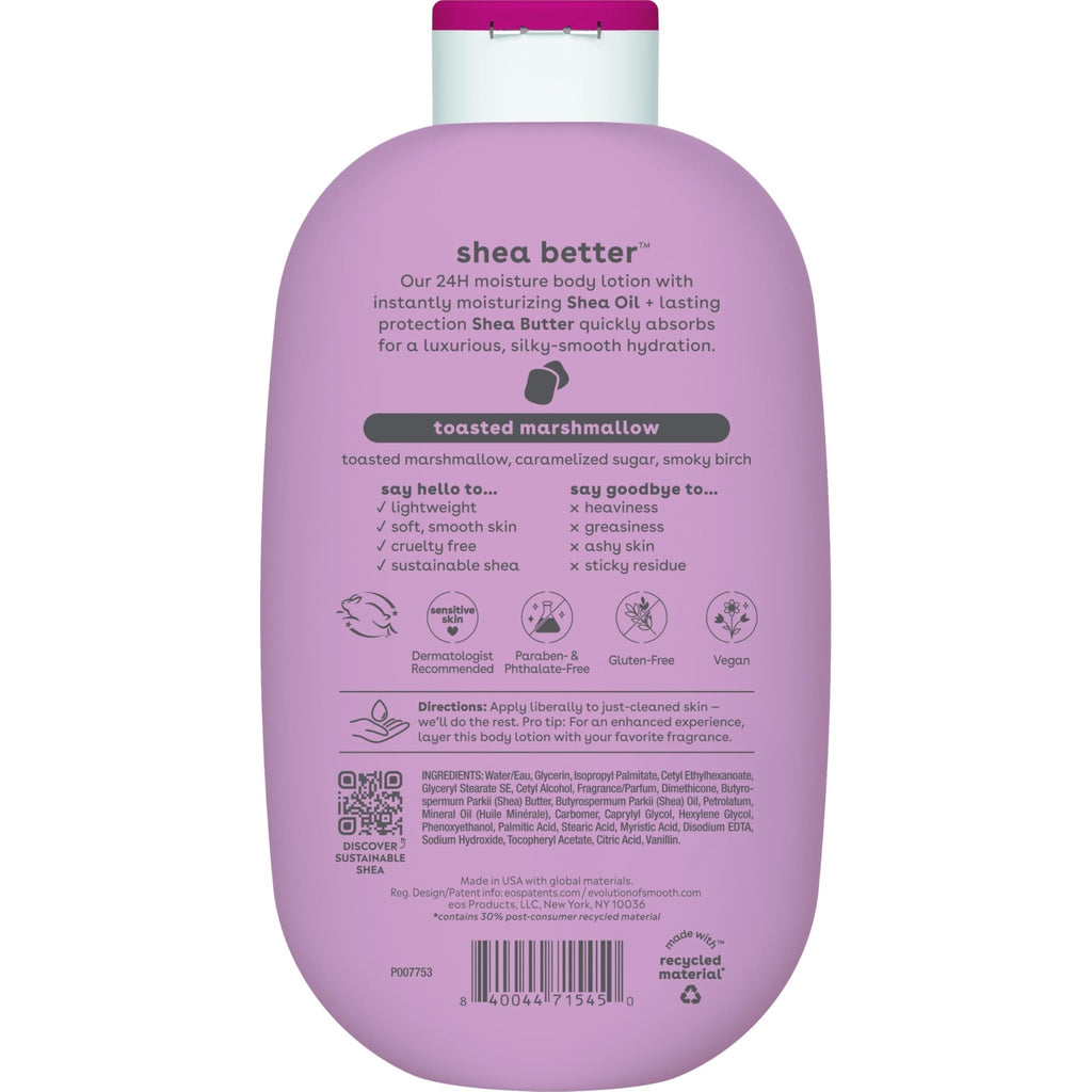 eos Shea Better Body Lotion- Vanilla Cashmere, 24-Hour Moisture, 16 fl oz - Jansha Store