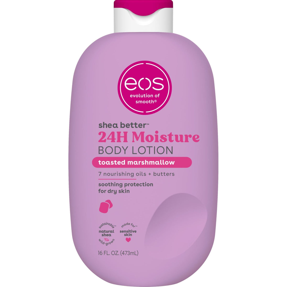 eos Shea Better Body Lotion- Vanilla Cashmere, 24-Hour Moisture, 16 fl oz - Jansha Store