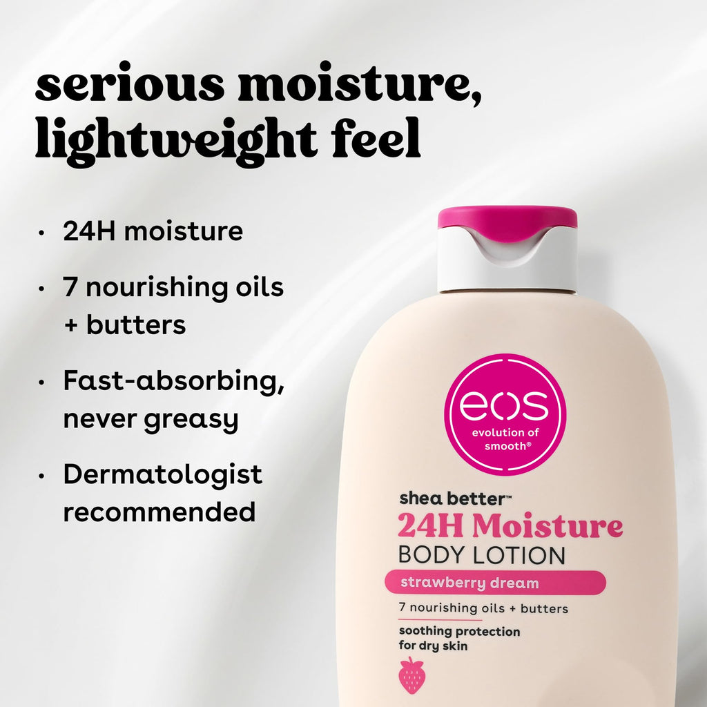 eos Shea Better Body Lotion- Vanilla Cashmere, 24-Hour Moisture, 16 fl oz - Jansha Store