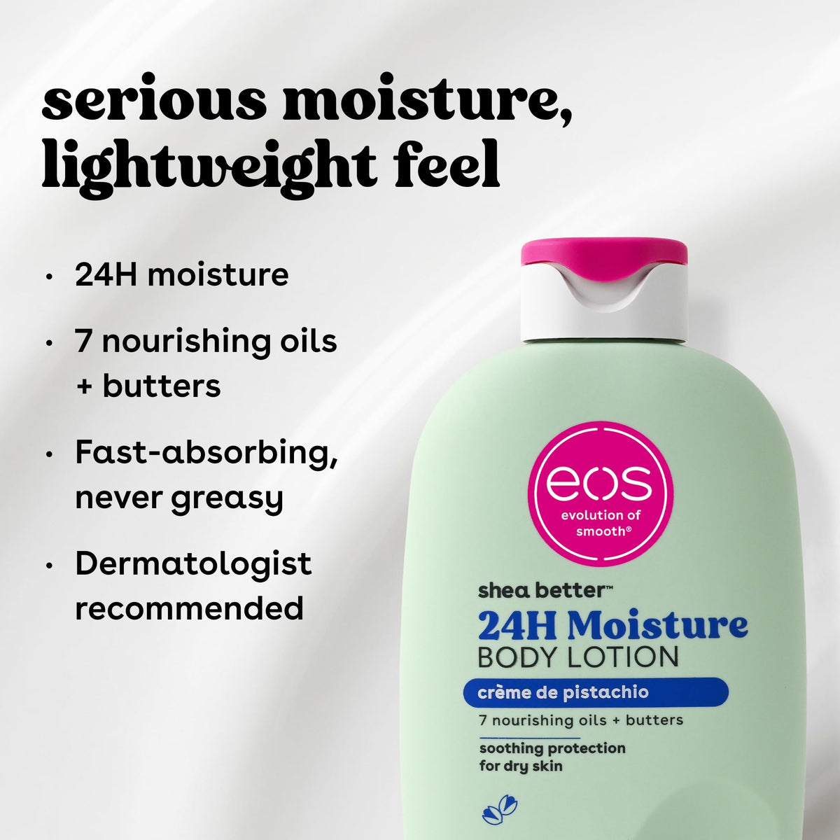 eos Shea Better Body Lotion- Vanilla Cashmere, 24-Hour Moisture, 16 fl oz - Jansha Store