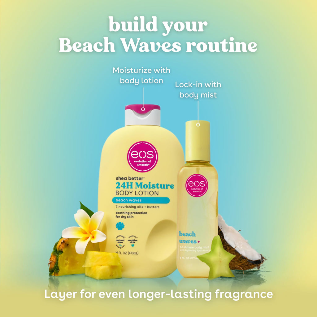 eos Shea Better Body Lotion- Vanilla Cashmere, 24-Hour Moisture, 16 fl oz - Jansha Store