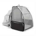Expandable Cat Backpack Carrier with 3-Sided Mesh-0