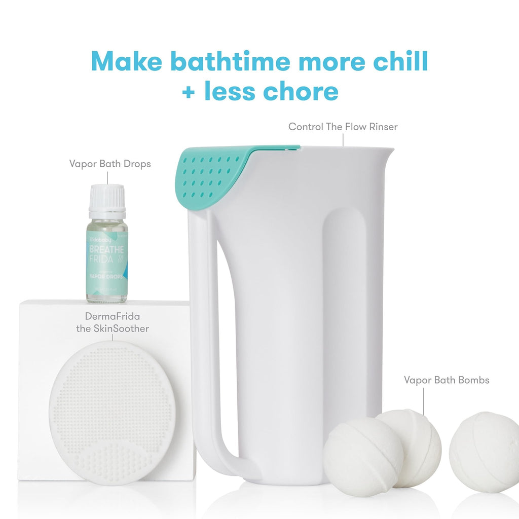 Frida Baby Control The Flow Bath Rinse Cup, Tear Free Rinser - Jansha Store