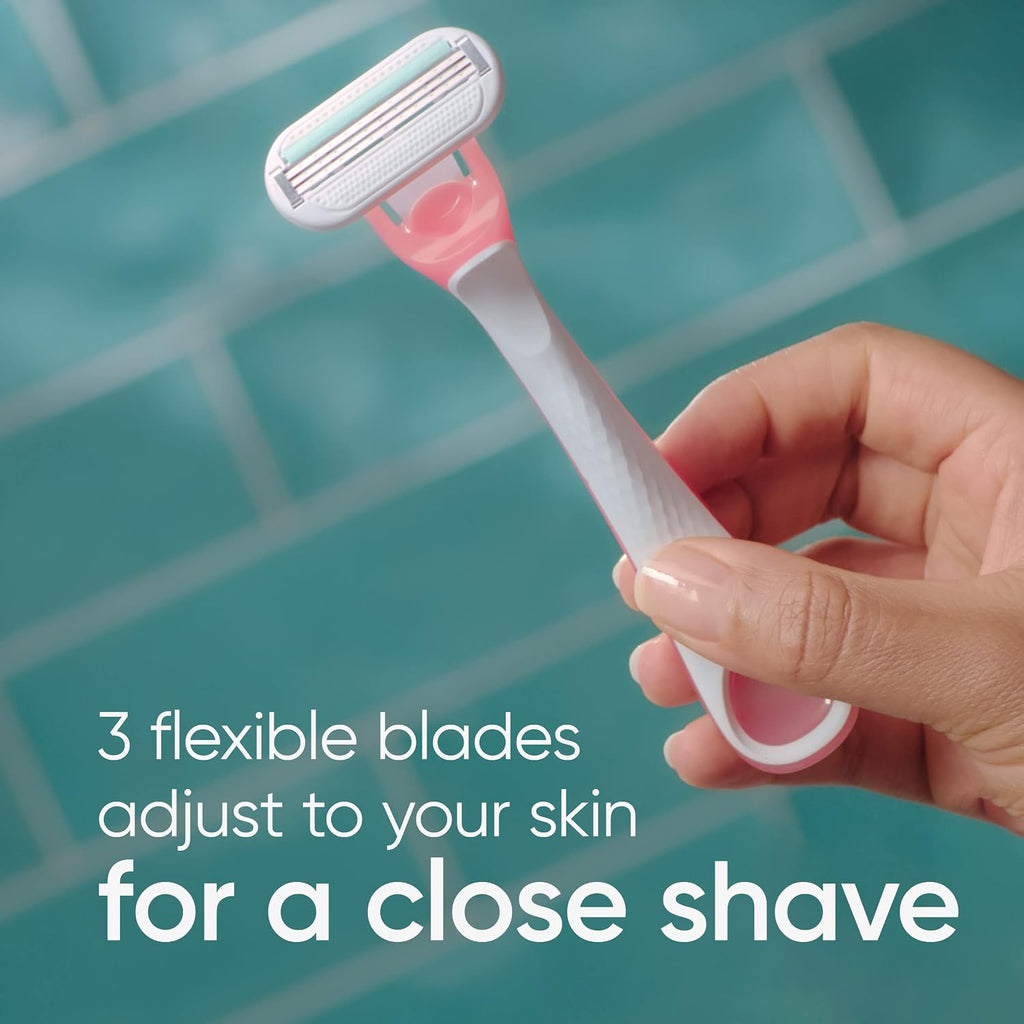 Gillette Venus Sensitive Women's Disposable Razors - Single Package of 3 Razors - Jansha Store