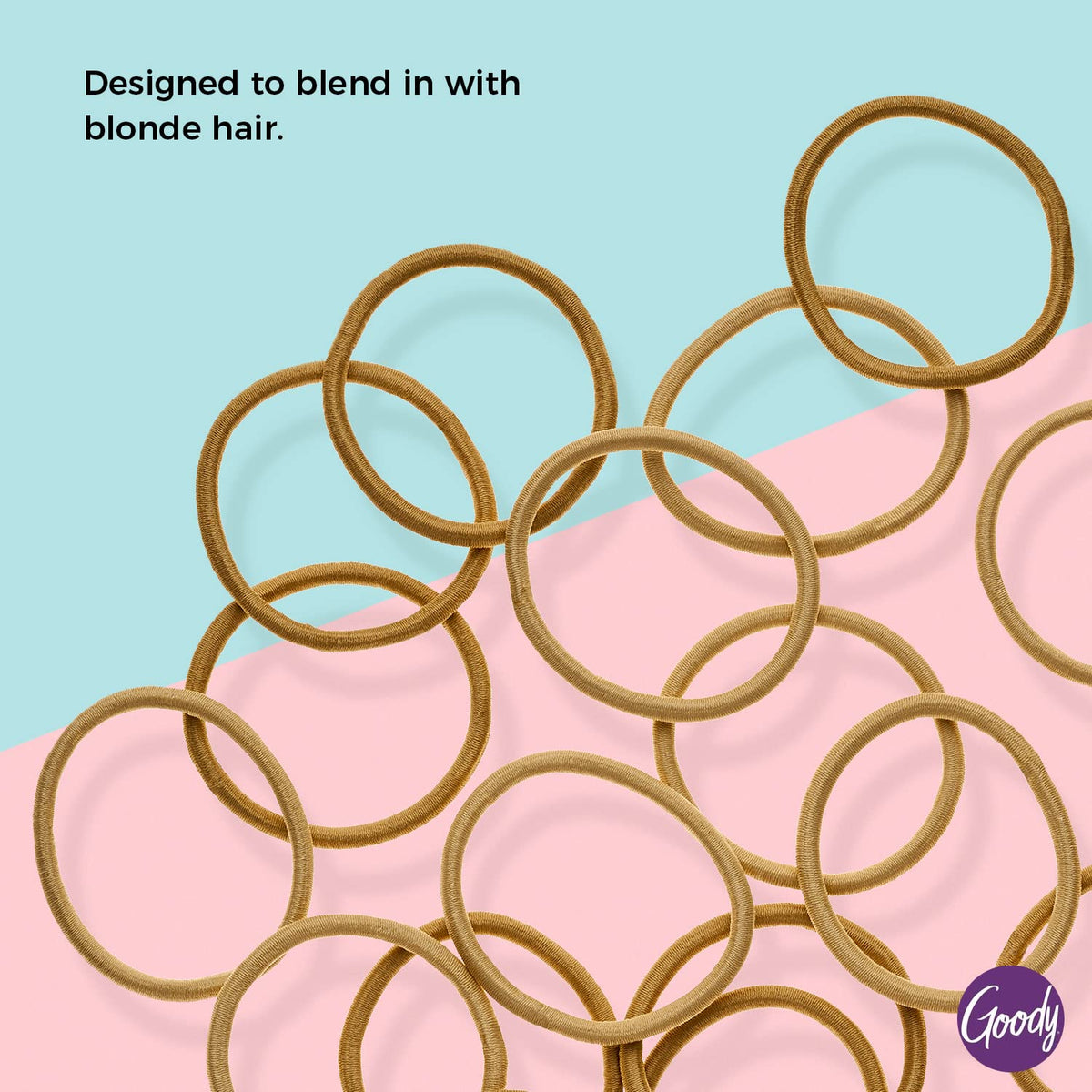 Goody Ouchless Elastic Hair Ties, 30 Ct, Brown, 4MM Rubber Bands, Pain-Free - Jansha Store