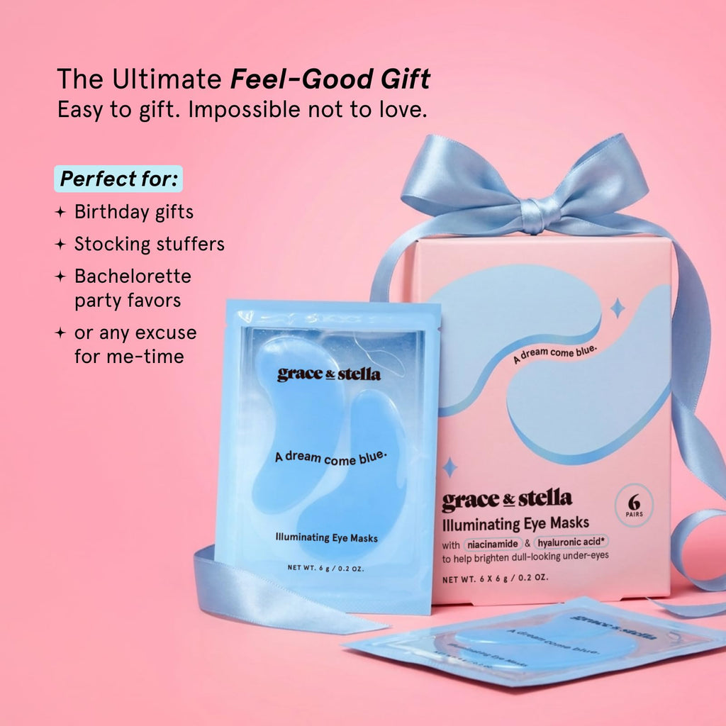 grace & stella Award Winning Eye Patches for Puffy Eyes - Birthday Gifts for Women - Under Eye Mask for Dark Circles and Undereye Bags - Gifts for Mom - Vegan Cruelty-Free Self Care (24 Pairs, Gold) - Jansha Store